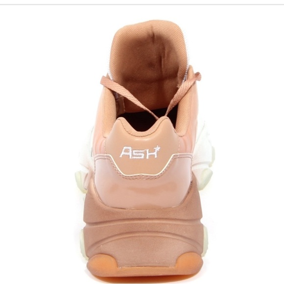 G1794 SNEAKER DONNA ASH EXTASY WHITE LIGHT BROWN SHOES WOMAN SIZE